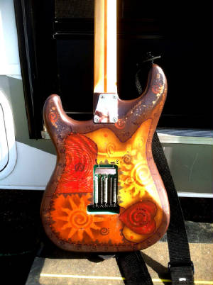 back view of Strat