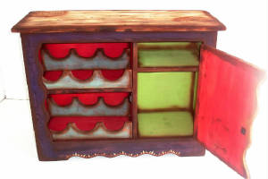 a small wine chest