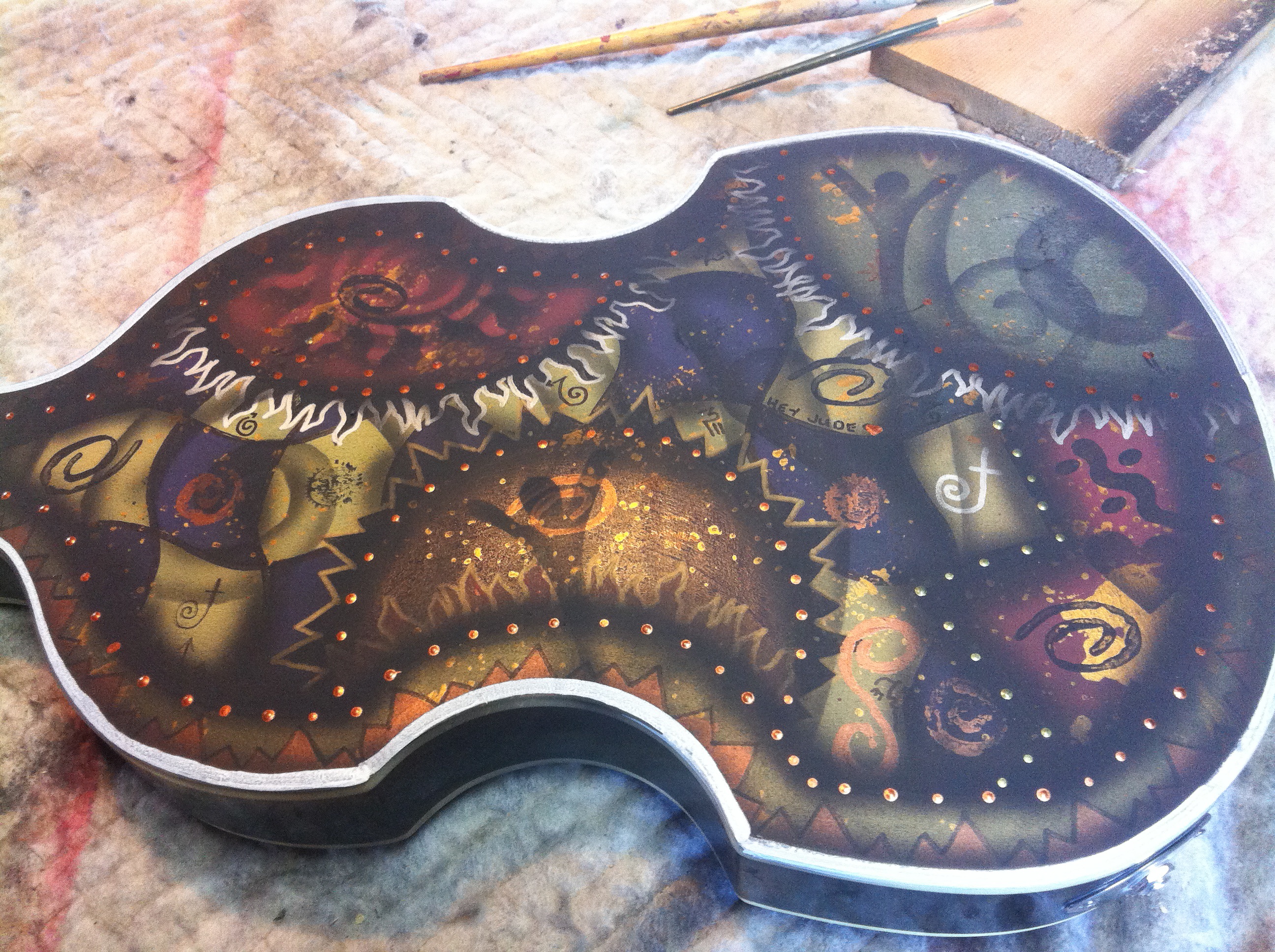 back of Bill Small's Bass